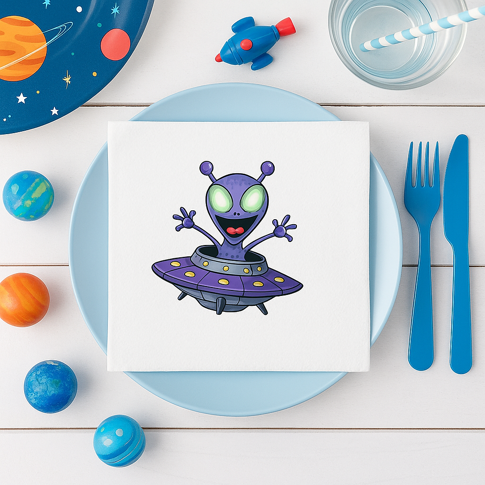 "Alien Invasion" Napkins