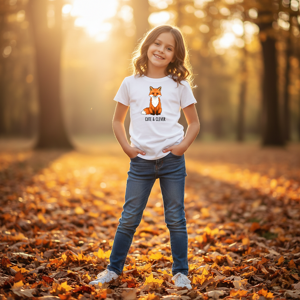 "Cute & Clever" – Girls T-Shirt