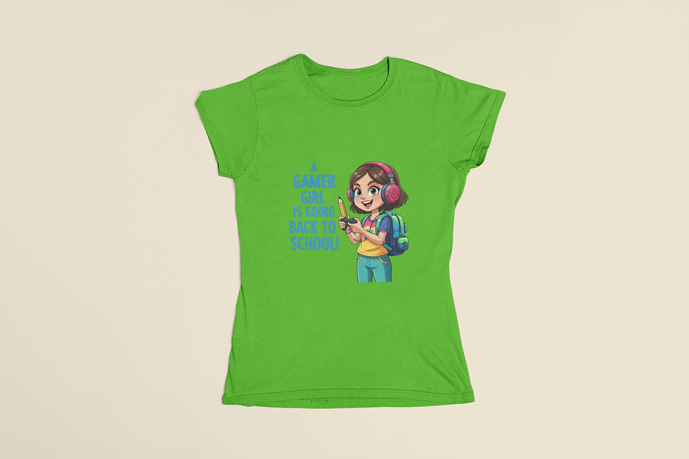 Thumbnail: Gamer Girl School Mode Tee