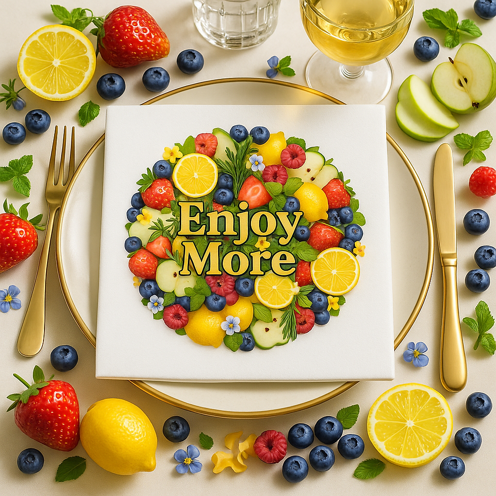 Enjoy More – Vibrant Fruit Medley Napkins