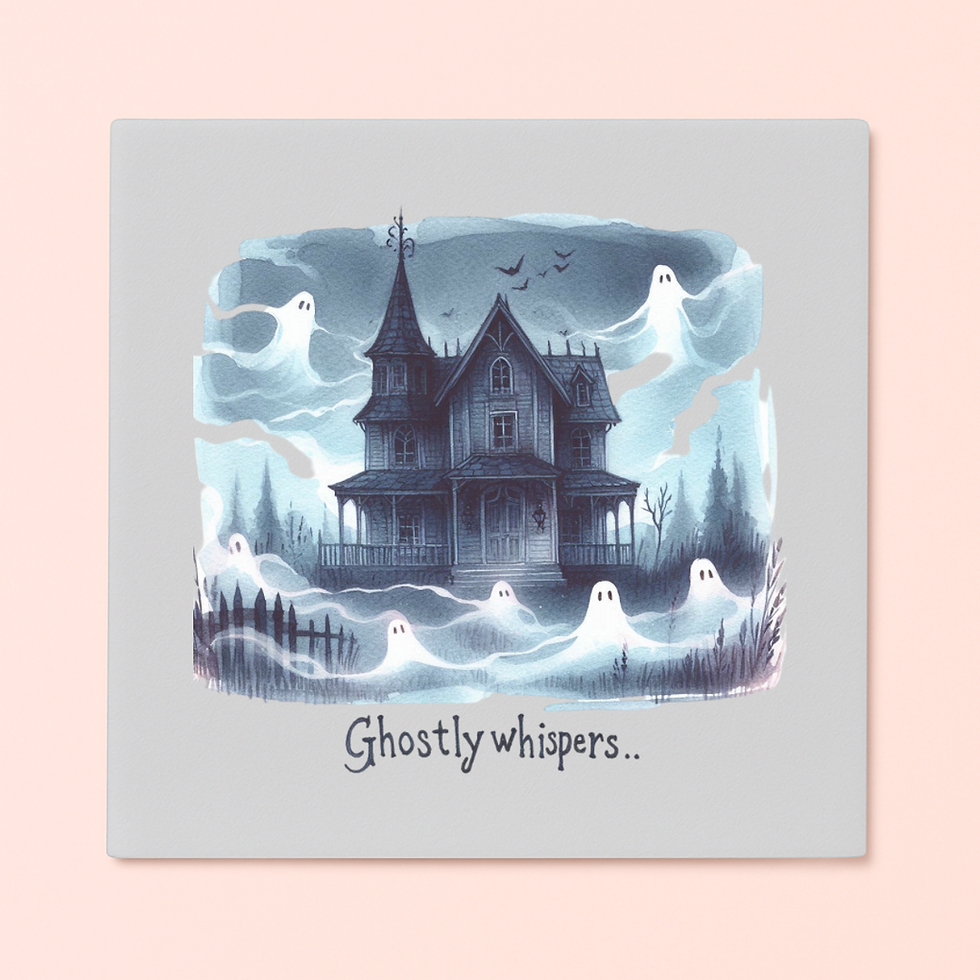 Thumbnail: "Ghostly Whispers" Haunted Napkins – Spooky Elegance for Your Halloween Table!