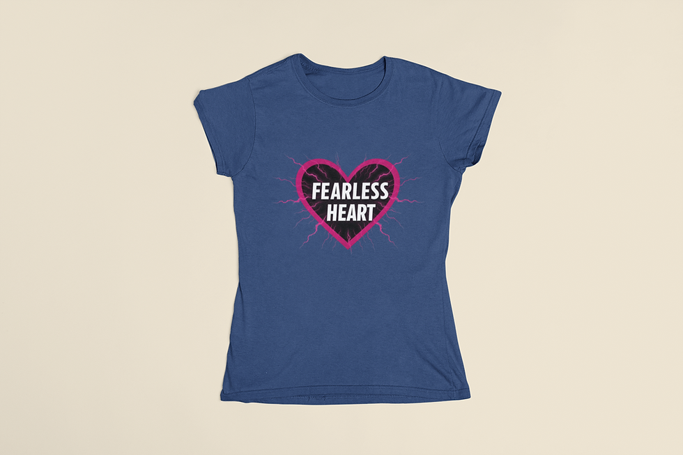 Thumbnail: "Fearless Heart" – Girls T-Shirt