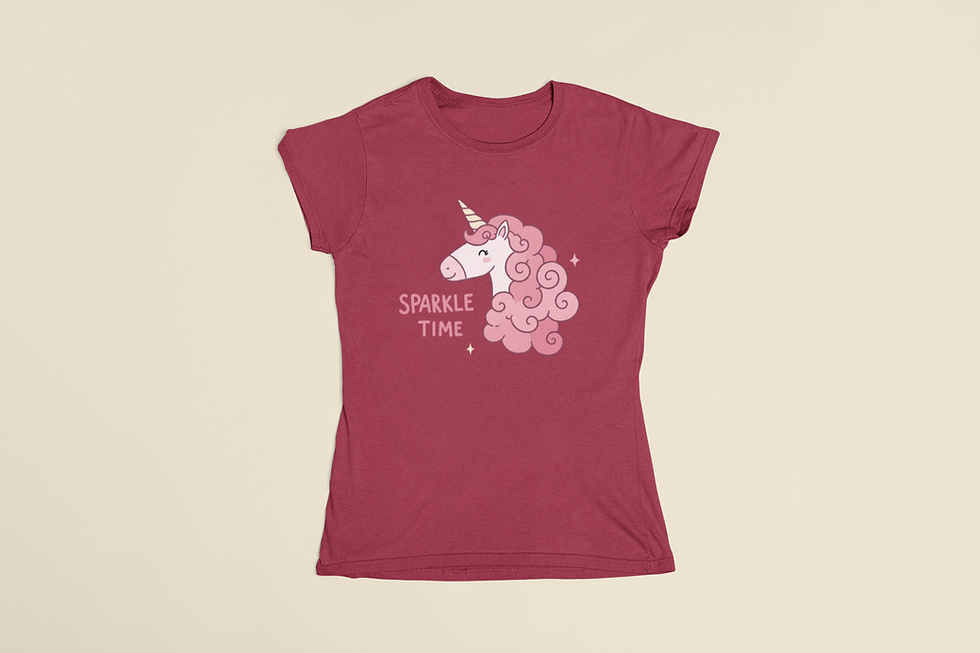 Thumbnail: "Sparkle Time" – Girls T-Shirt