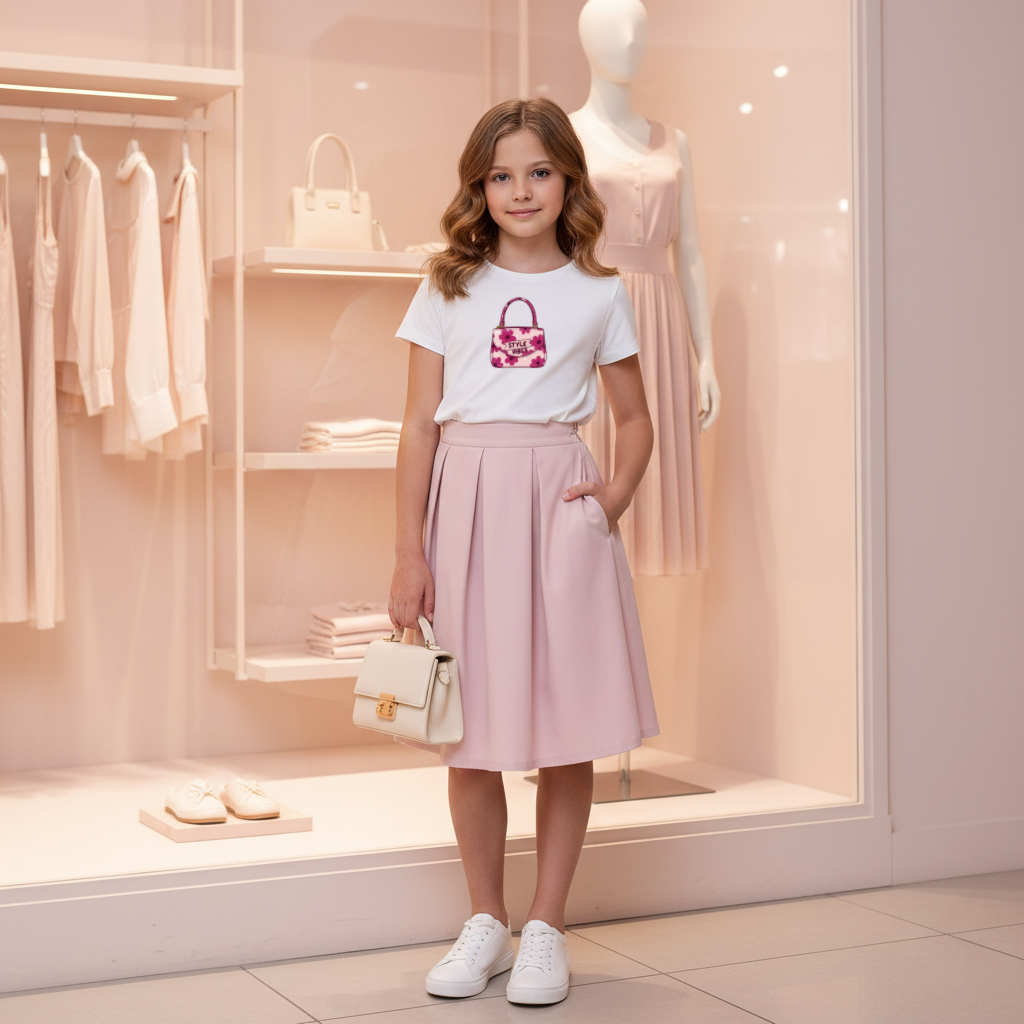 "STYLE VIBES" – Girls T-Shirt