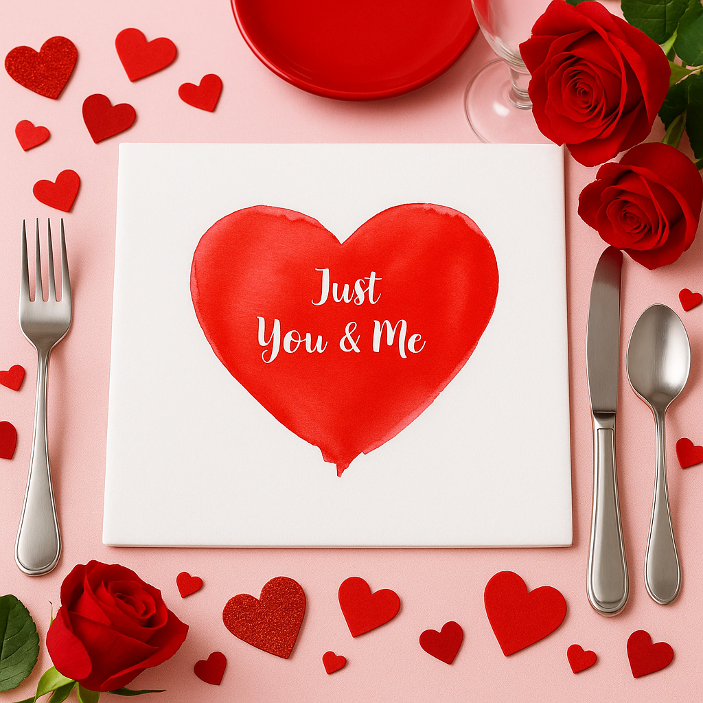 "Just You & Me"  Napkins