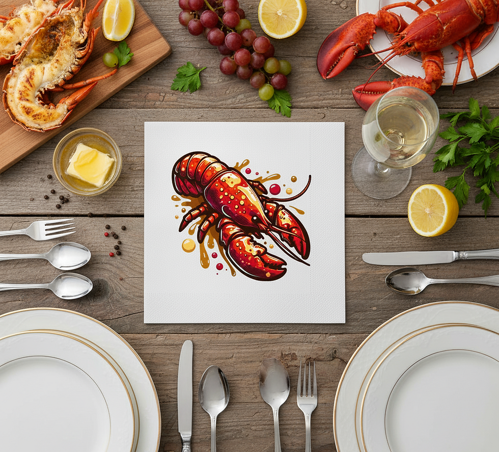 "Lobster Feast" Napkins