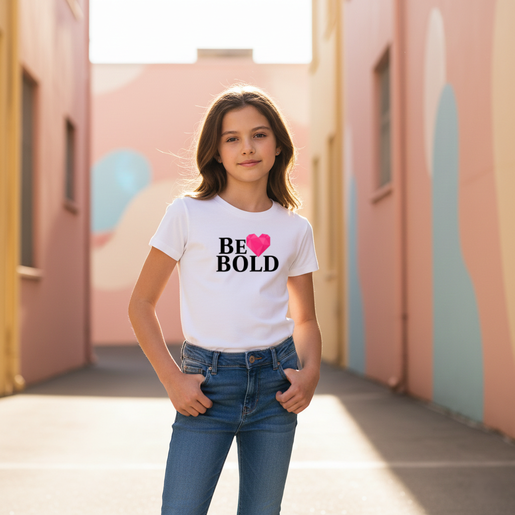 "Be Bold" – Girls T-Shirt