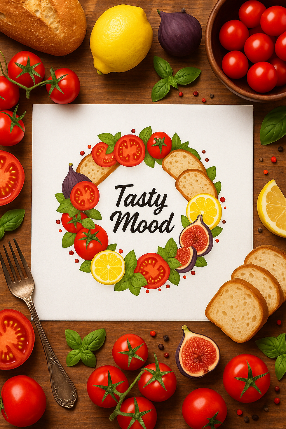 Tasty Mood – Fresh Flavor Wreath Napkins