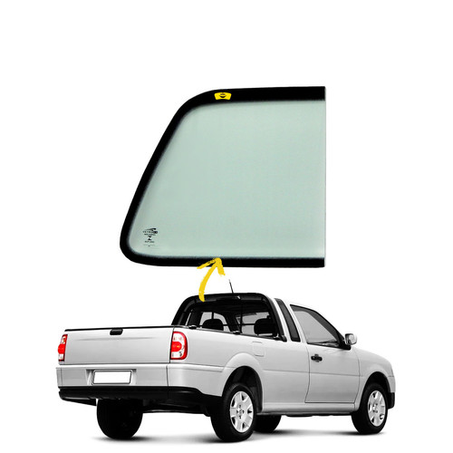Vidro Traseiro Fixo Esq vw Saveiro G2 G3 G4 1997 a 2012 | Point Glass Auto
