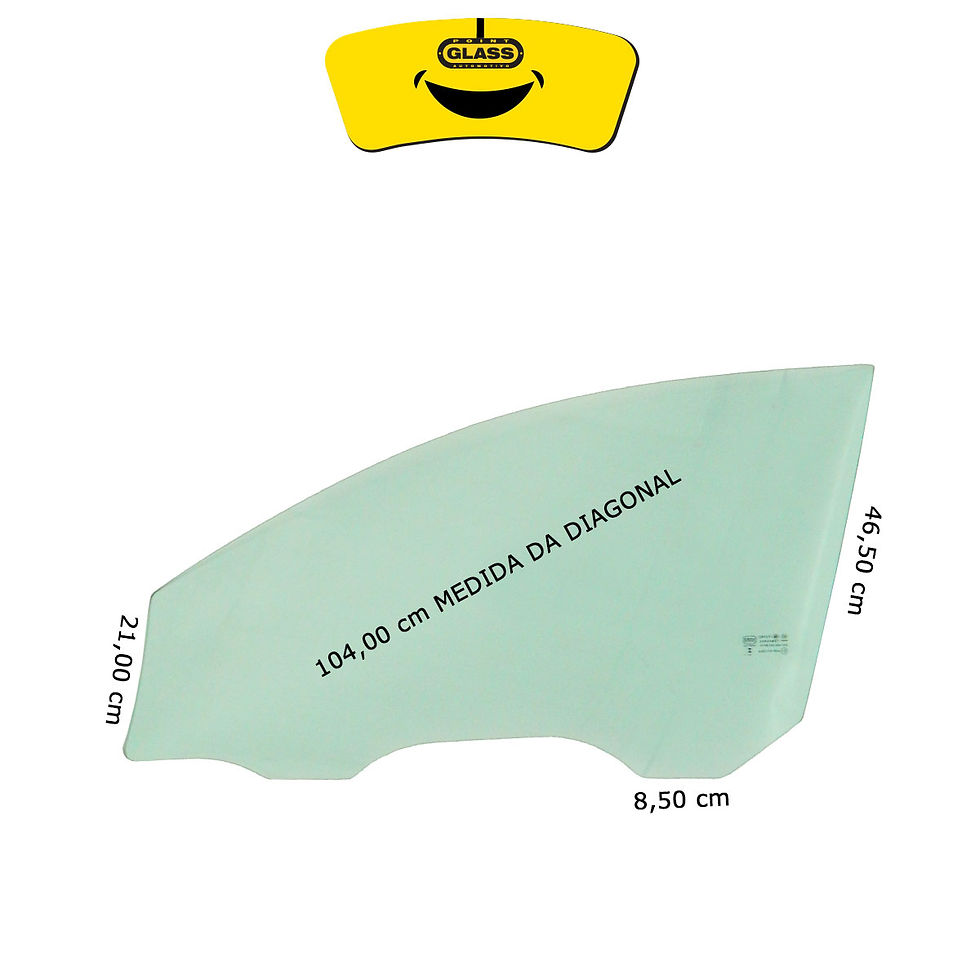 Miniatura: Vidro Porta Hyundai I-30 2009 à 2012 Dianteiro Esquerdo