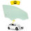 Miniatura: Vidro Porta Hyundai I-30 2009 à 2012 Dianteiro Direito