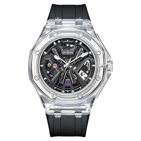 最安値 SKAR REVOLVE GIBAALI | Automatic - Noir Luma 42MM ウェア