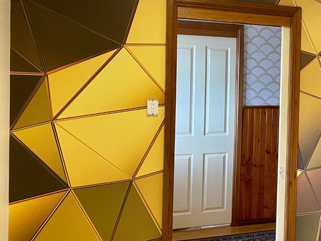 How to put up 3D wallpaper on the wall