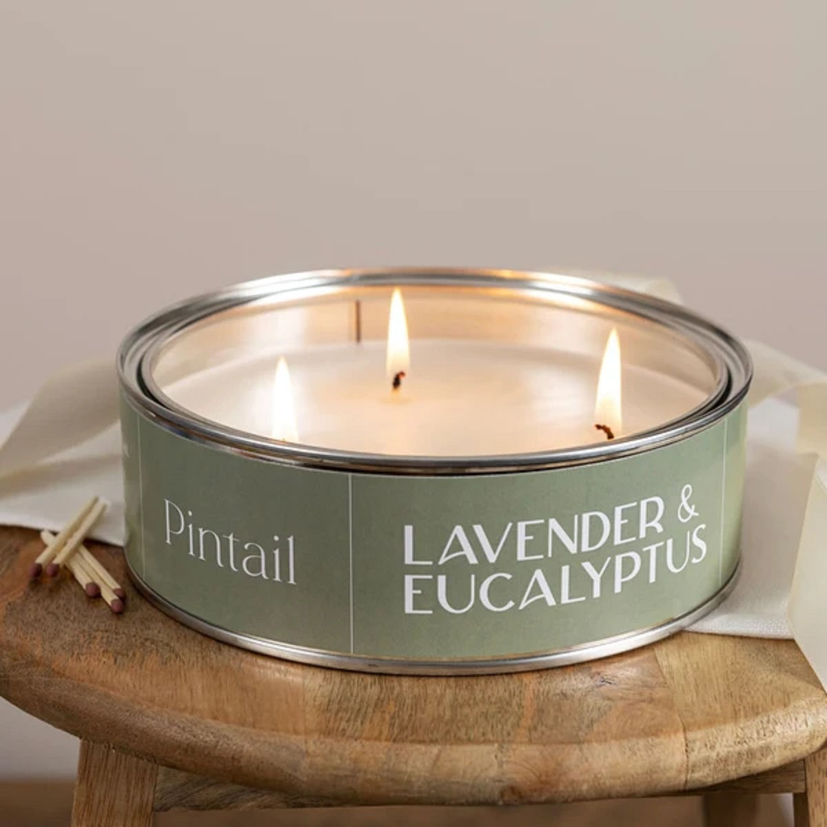 Pintail Candles Grande Triple Wick Candle - Lavender & Eucalyptus
