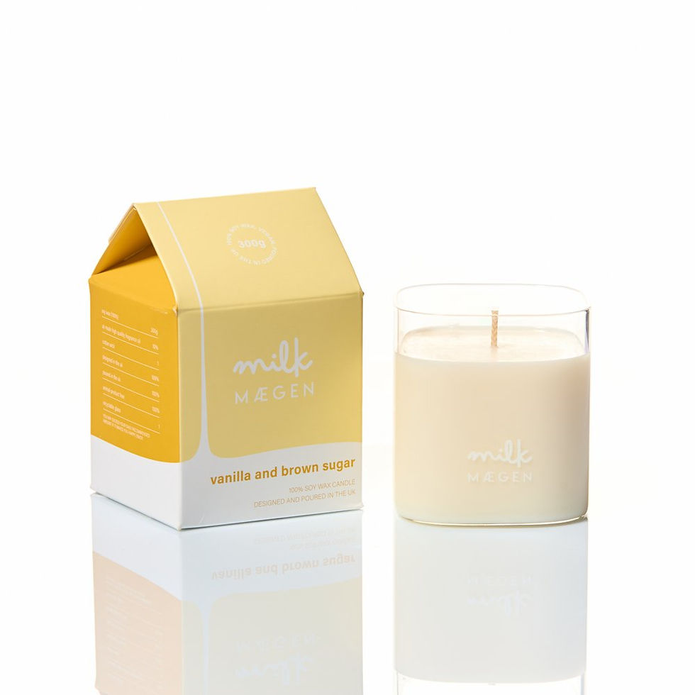 Maegen Milkshake Range Candle - Vanilla & Brown Sugar