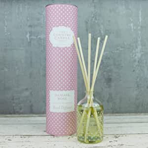 The Country Candle Company Polkadot Reed Diffuser - Damask Rose