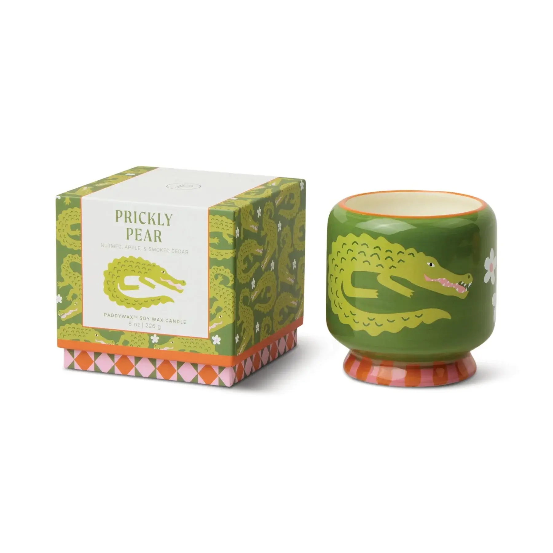 Paddywax A Dopo Range Ceramic Candle - Prickly Pear