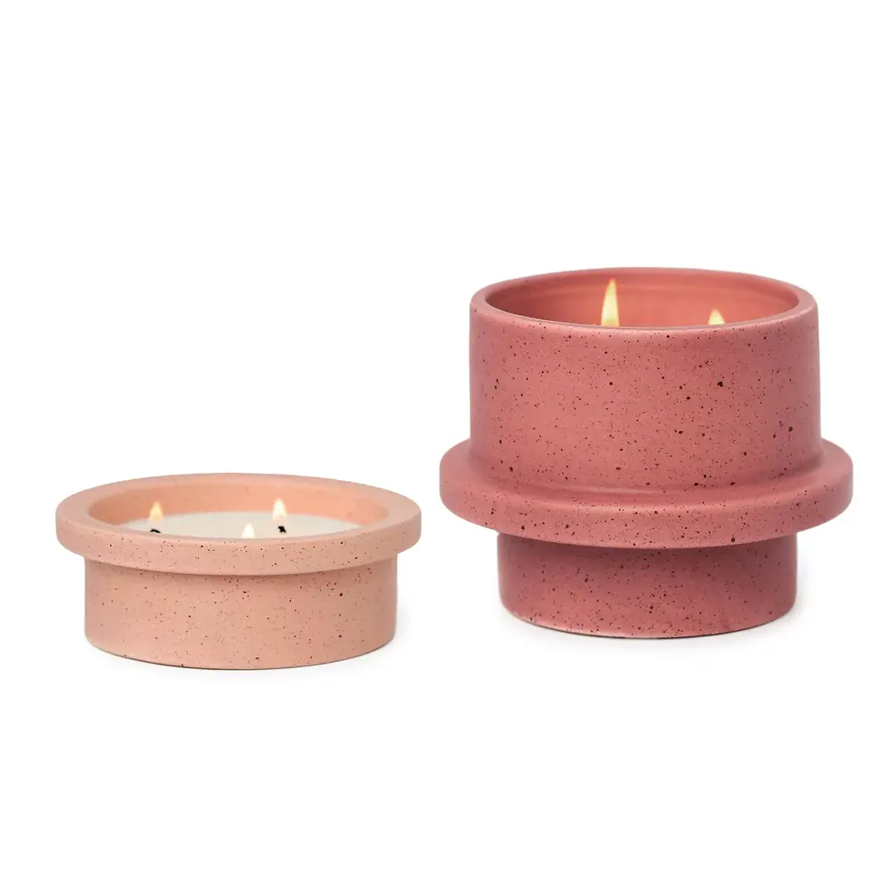 Thumbnail: Paddywax Folia  Range Candle 11.5oz - Saffron Rose
