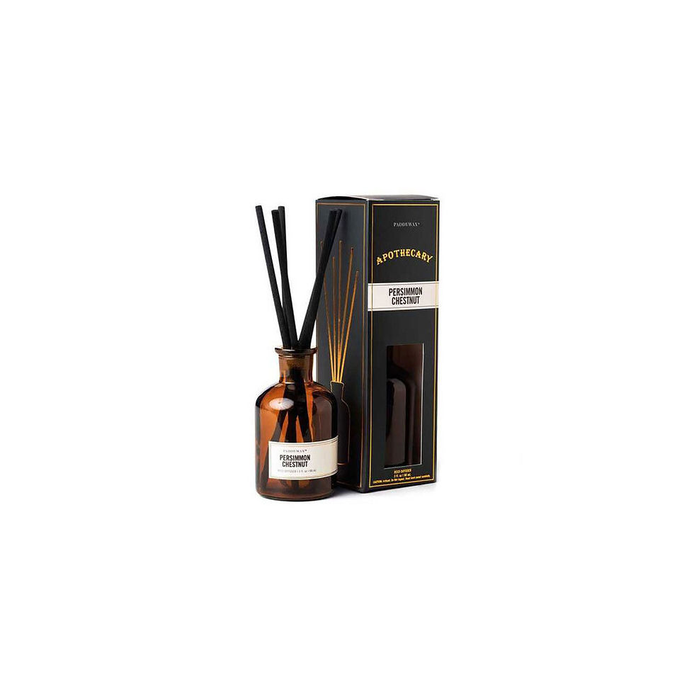 Paddywax Apothecary Range Reed Diffuser - Persimmion Chestnut