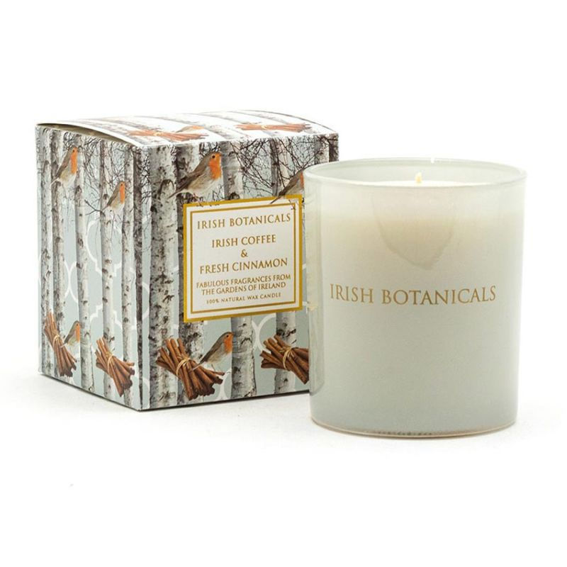 Irish Botanicals Candle - Irish Coffee & Fresh Cinnamon