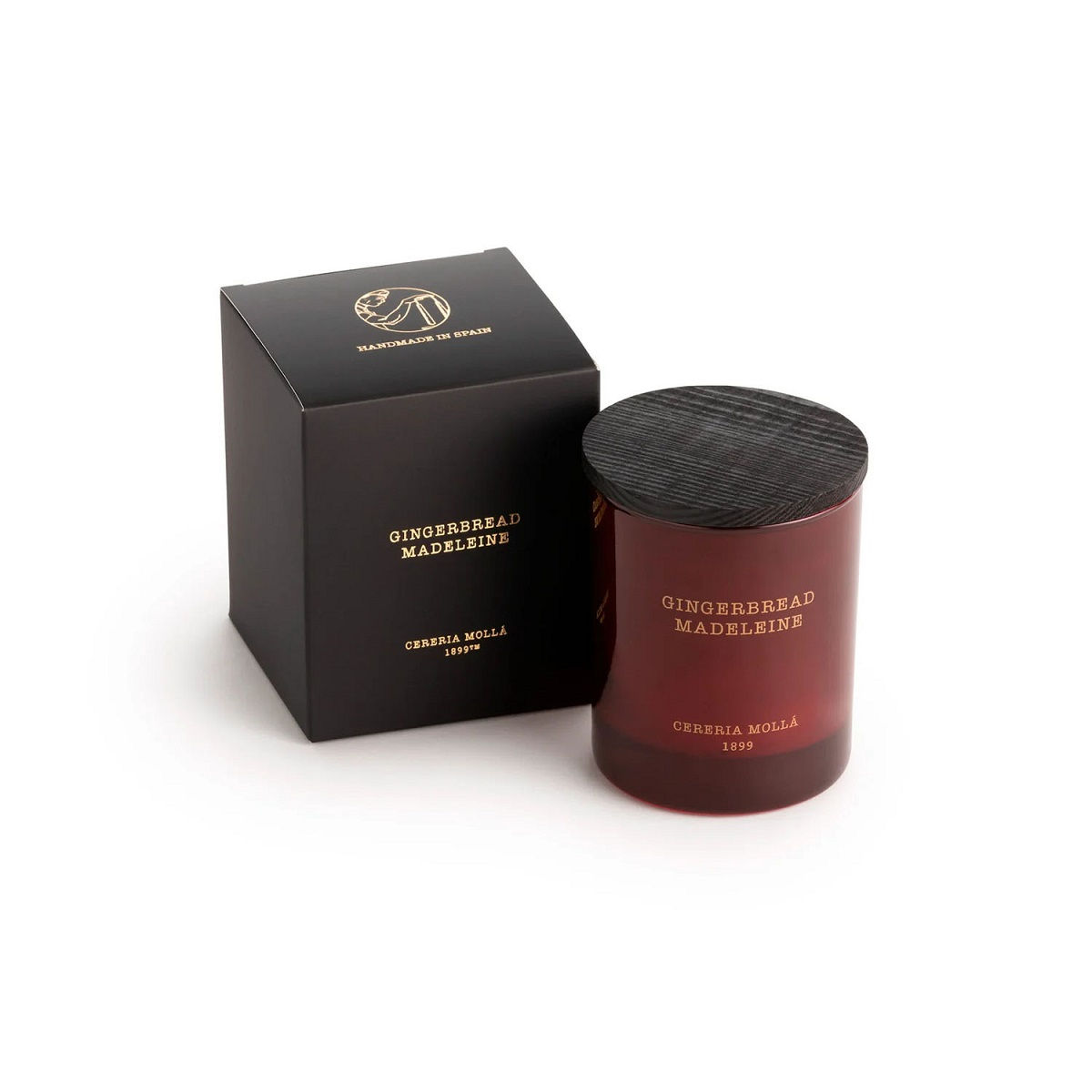 Cereria Molla Festive Glass Candle - Gingerbread Madeleine