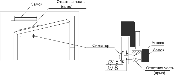shema-montazha-jelektromagnitnogo-zamka.