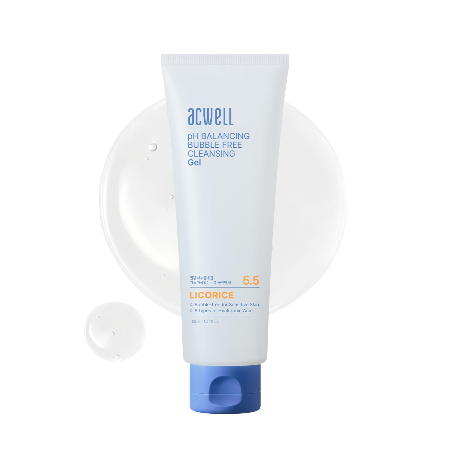 Acwell Ph Balancing Bubble-Free Hydrating Facial Cleansing Gel