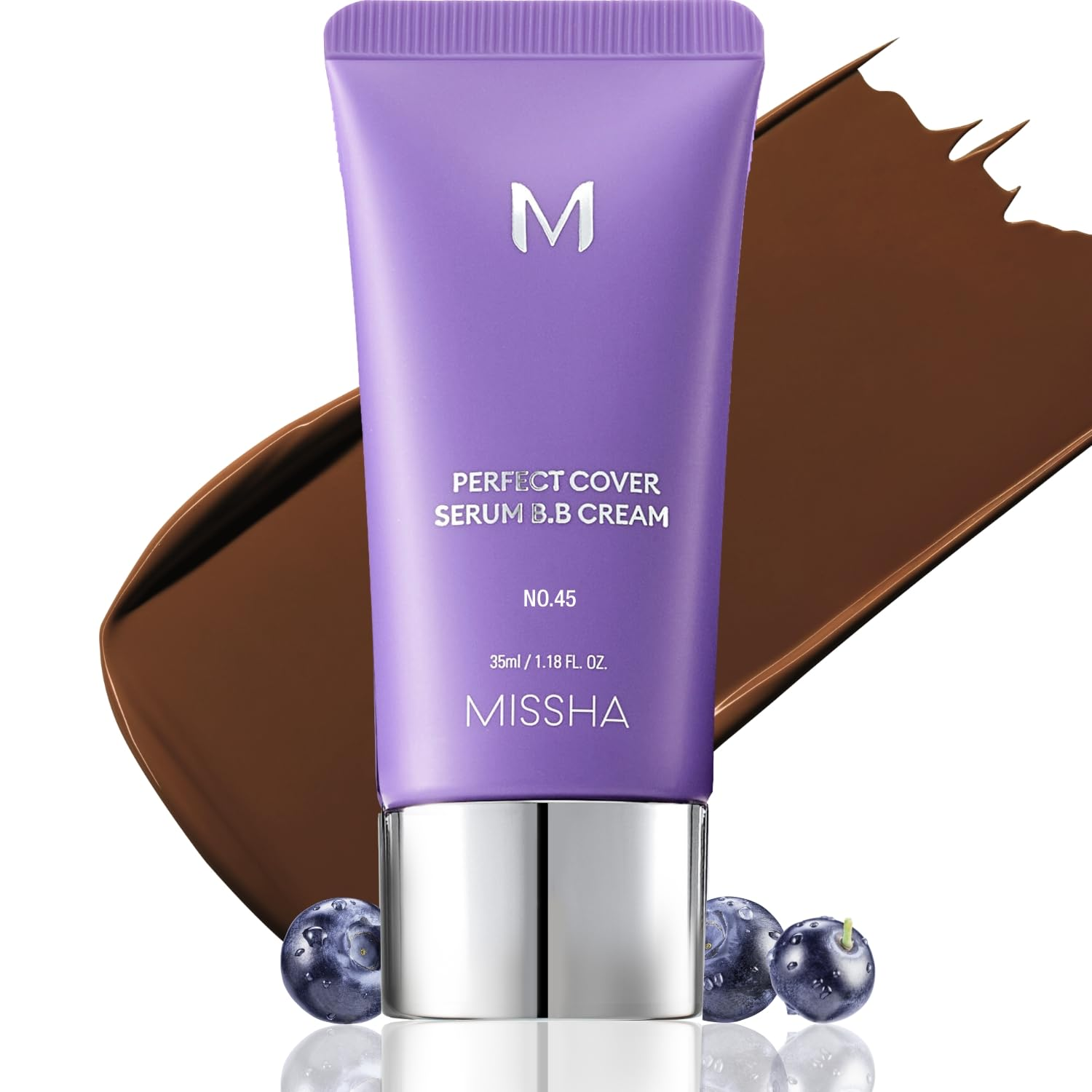 Missha M Perfect Cover Serum BB Cream No.45 Deep Mocha- Deep