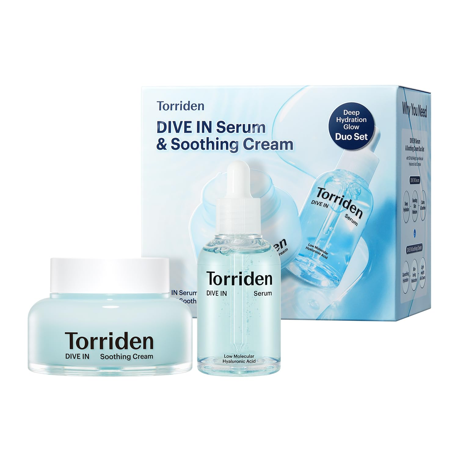 Torriden DIVE in Serum 1.69 Fl.Oz. + Soothing Cream