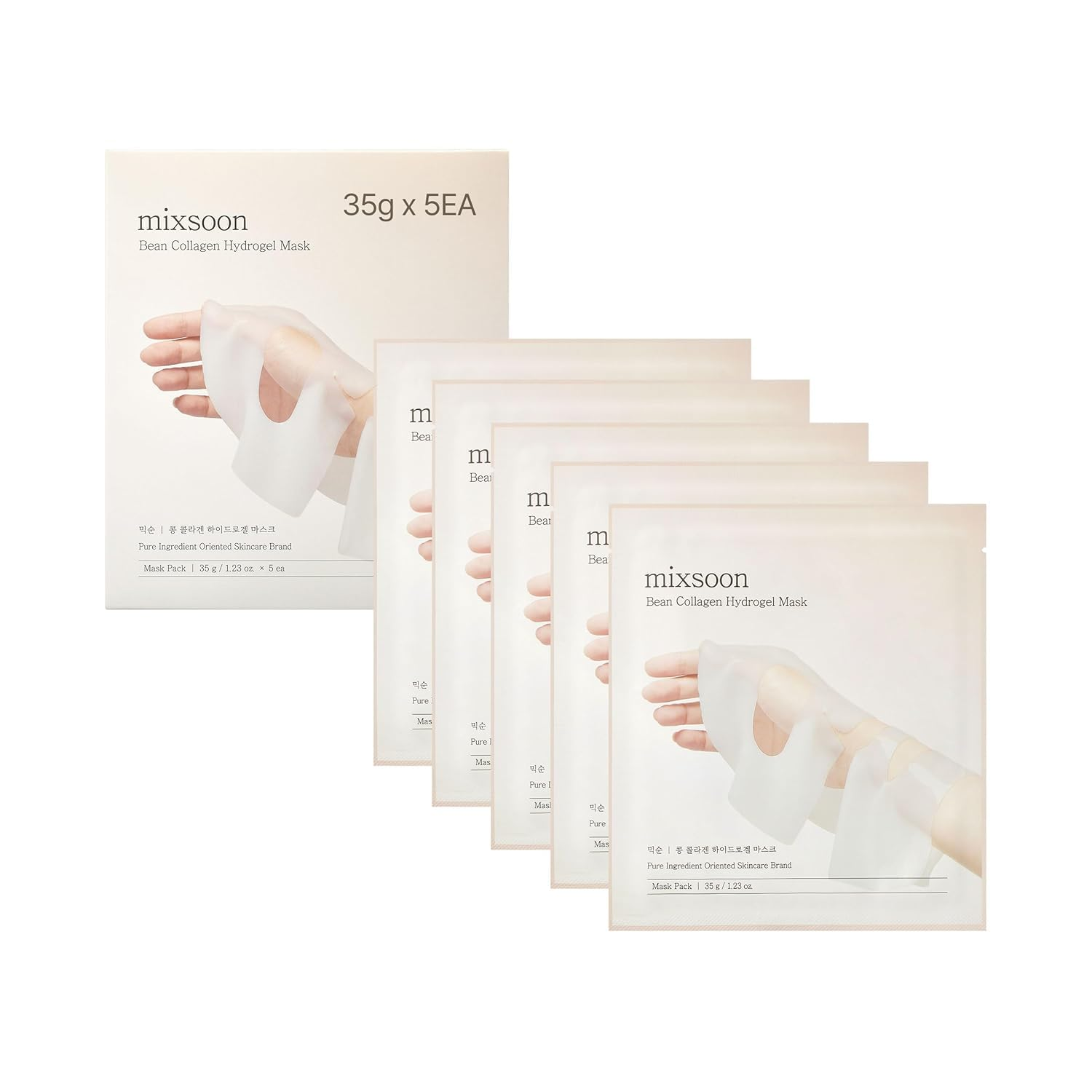 Mixsoon Bean Collagen Hydrogel Mask Hydration All-In-One