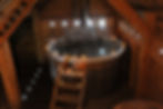 hot tub in the countryside for couples