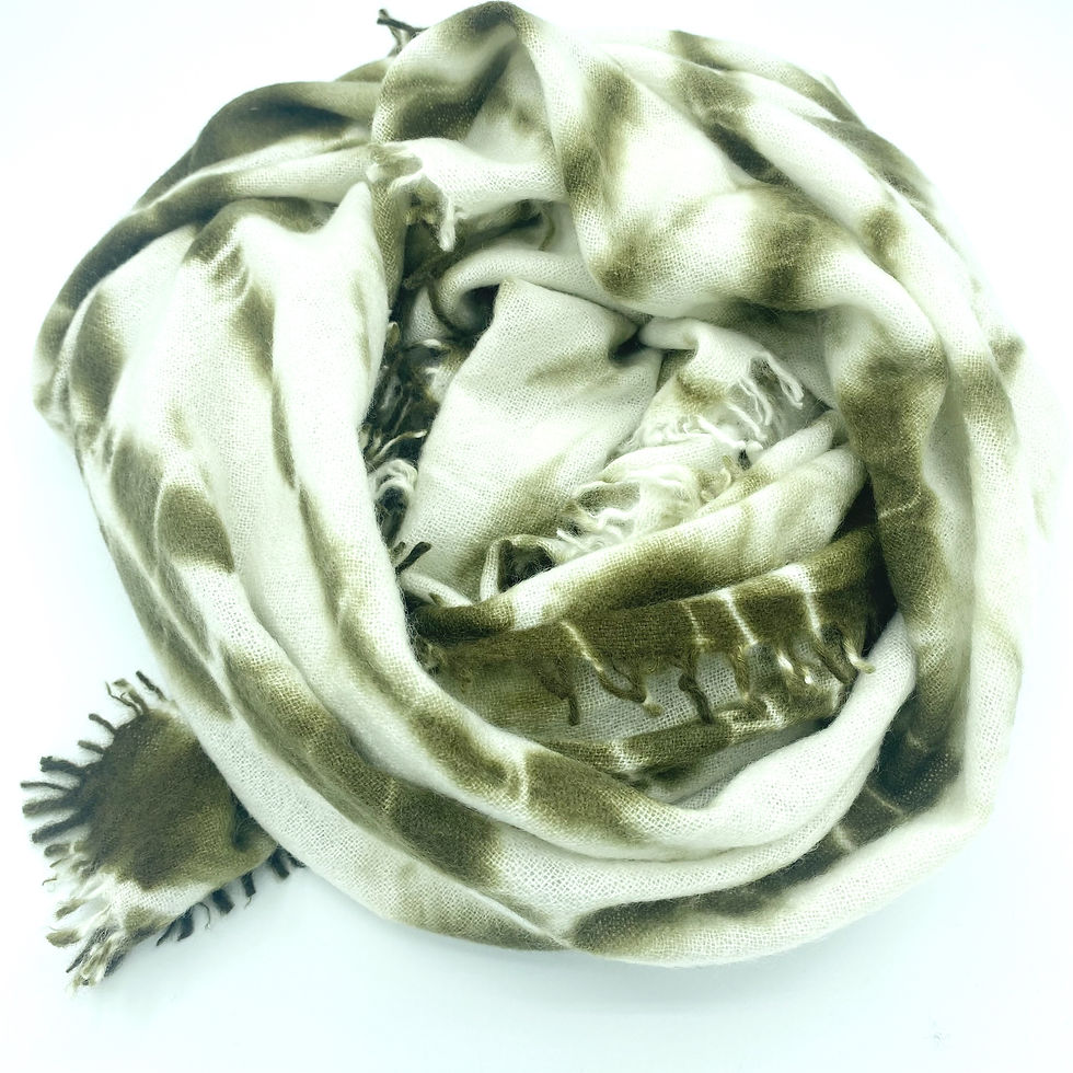 Thumbnail: Tie dye cashmere felted stole