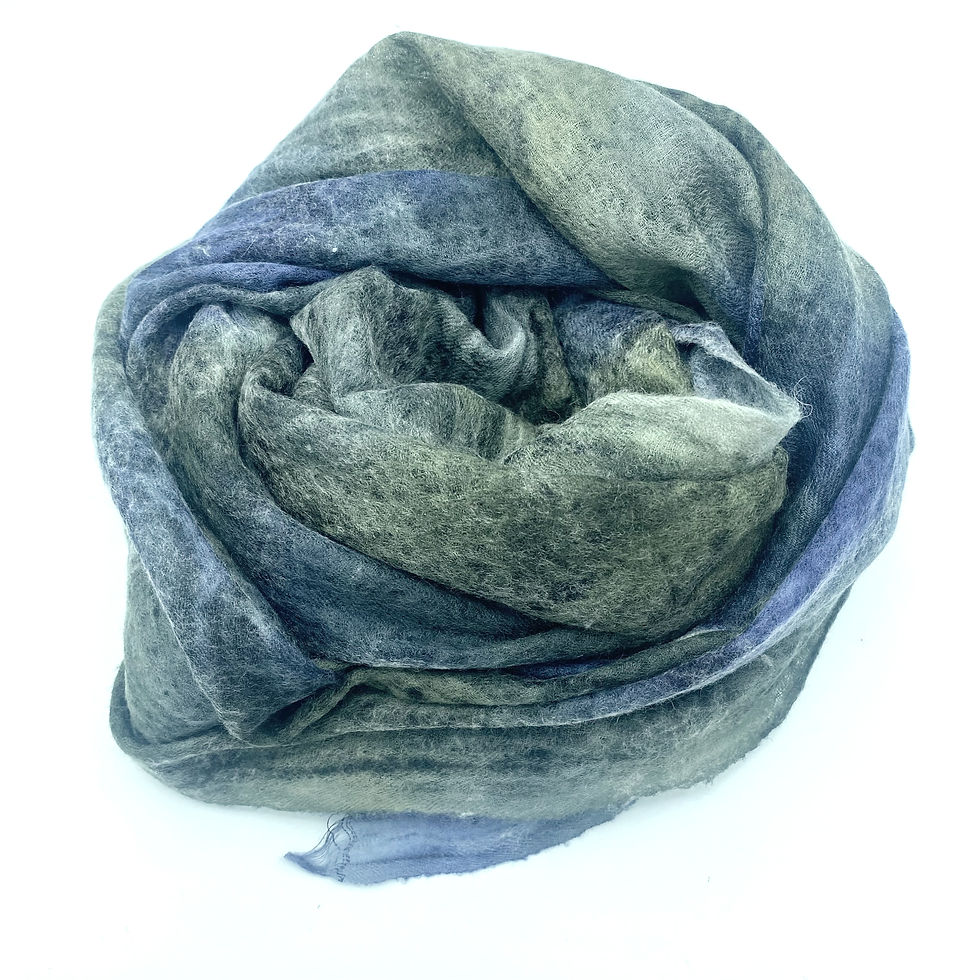 Thumbnail: Ice dyed cashmere stole