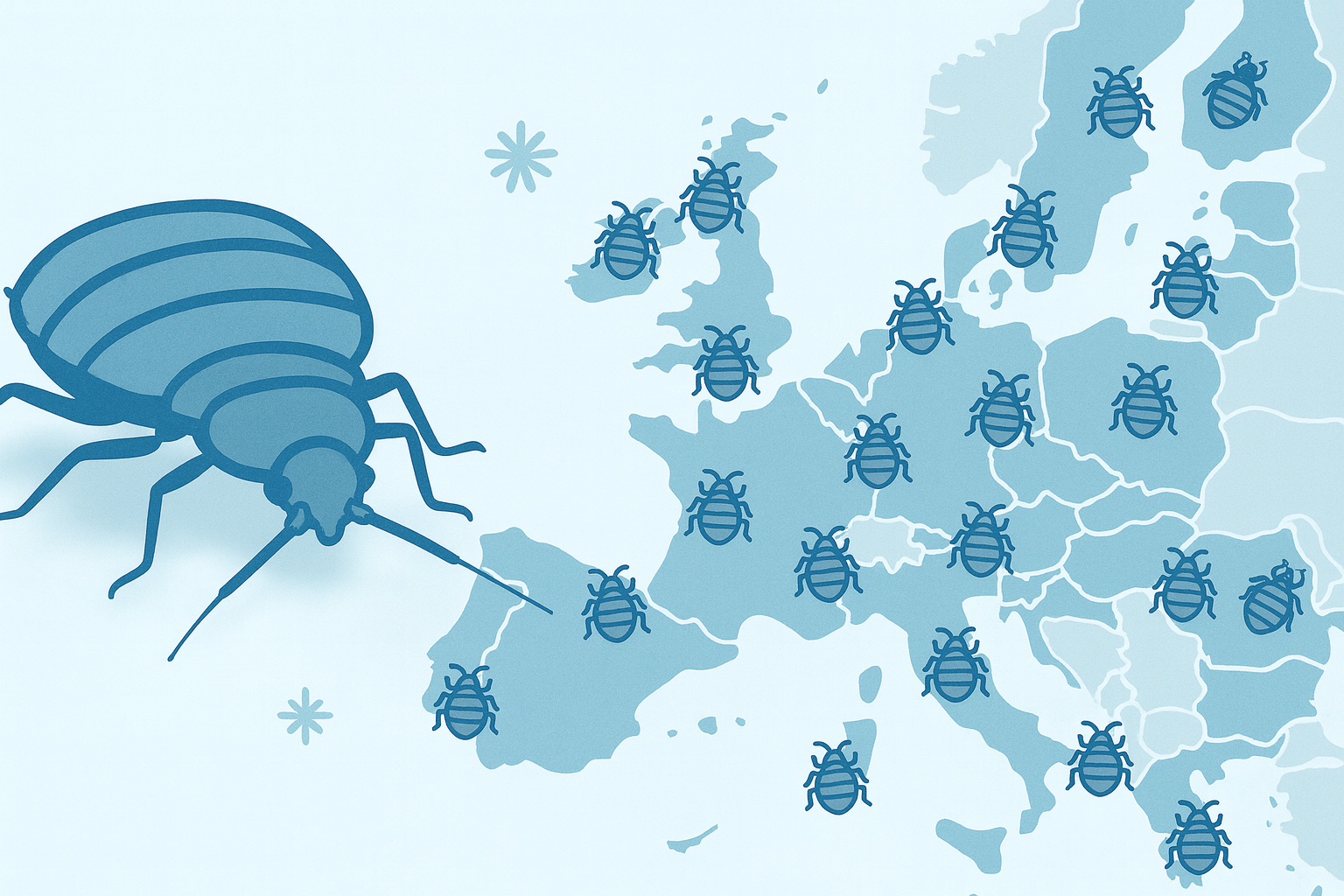 Bed bugs are spreading throughout Europe, including Finland.