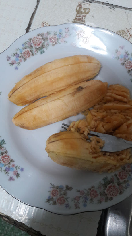 Receta torrejas de plátano