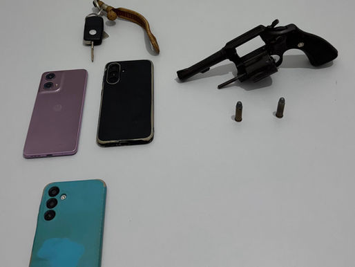 Homem é preso com revólver de numeração suprimida durante abordagem policial em Herculândia