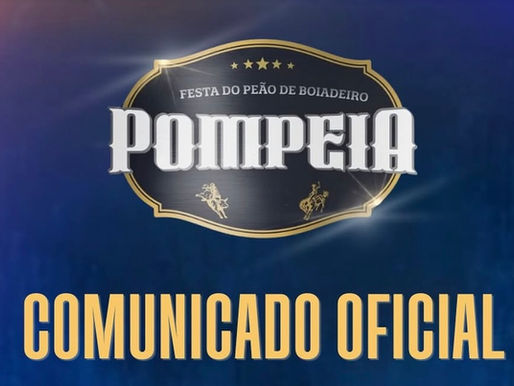 Comissão anuncia cancelamento da Festa do Peão de Pompeia em 2026
