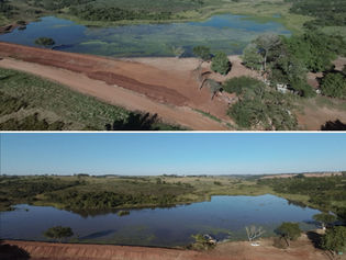 Represa da Lagoa 7 de Setembro passa por limpeza e repaginação em Tupã
