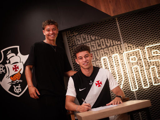 Vasco assina contrato profissional com Matheus Lopes, irmão de atacante do time principal do clube