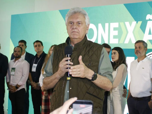 Em Marília, Caiado diz que Lula será reeleito caso Flávio Bolsonaro dispute o segundo turno