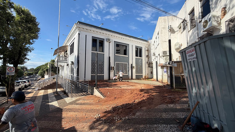 Câmara Municipal de Tupã inicia construção de garagem exclusiva para veículos oficiais