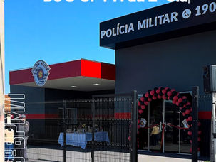 Queiroz inaugura 3º Grupamento Policial com a presença do prefeito municipal Rodrigo Silva