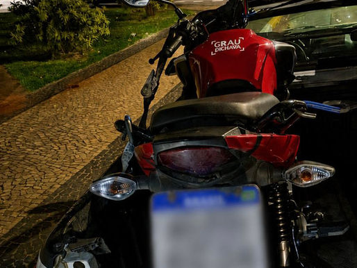 Perseguição policial termina com motocicleta apreendida após fuga por diversos bairros de Tupã