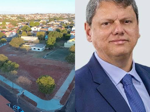 Governador Tarcísio de Freitas participa da entrega das obras da Praça dos 500 Anos em Tupã