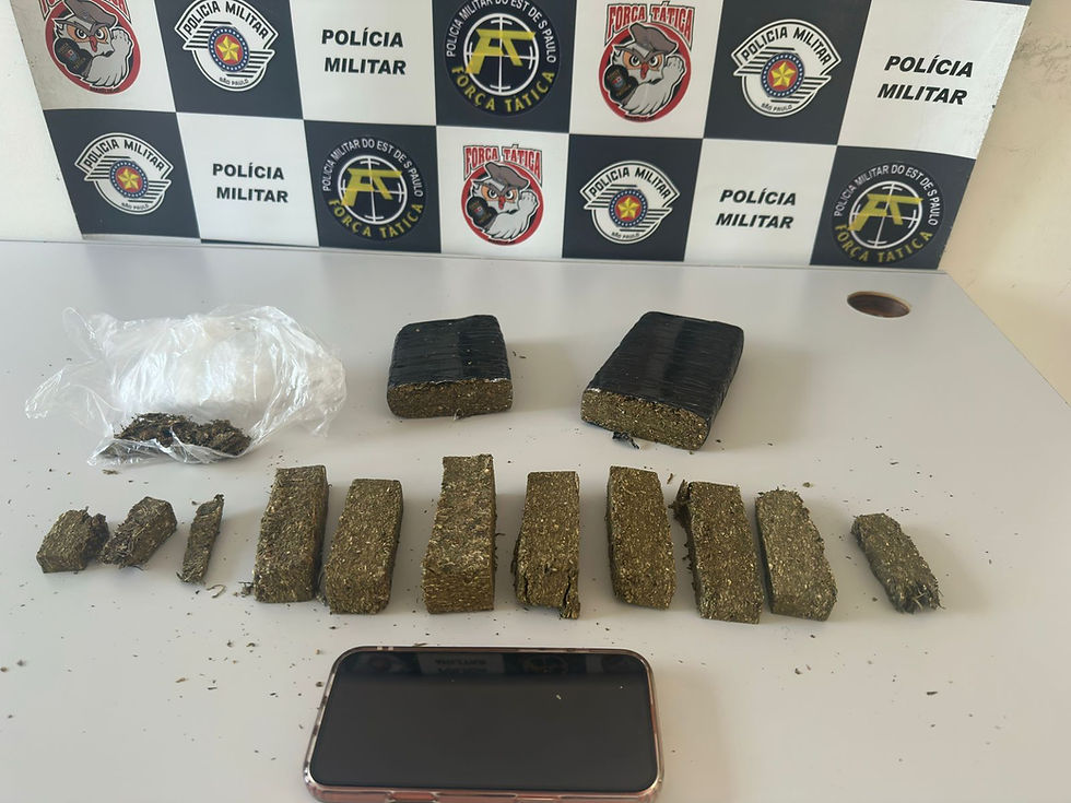 Força Tática prende homem com quase 1 kg de maconha na rodovia de Tupã