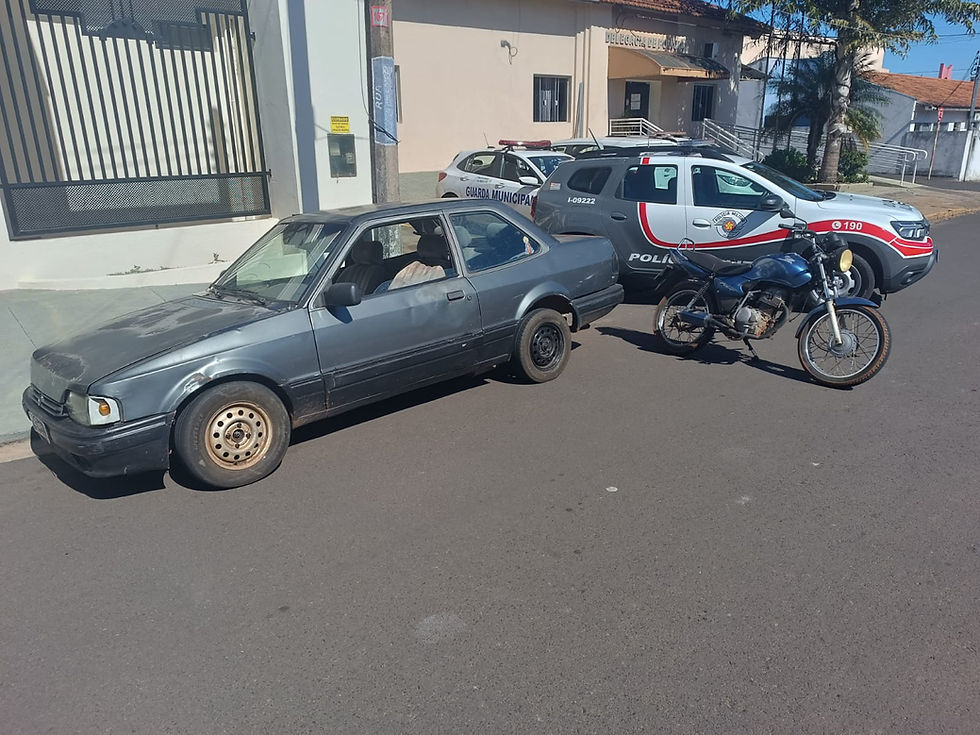 Polícia Militar recupera motocicleta furtada e detém dois envolvidos em Quatá