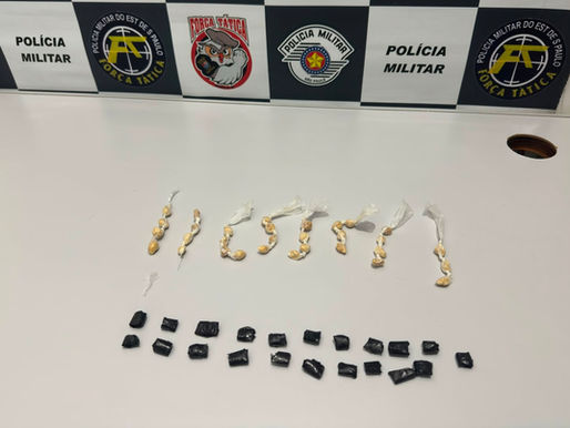 Polícia Militar prende homem por tráfico de drogas na Nova Tupã e apreende 52 porções de crack