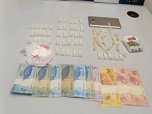 Homem é preso por tráfico de drogas durante ação da PM em Bastos