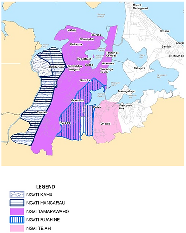 Ngāi Tamarāwaho rohe map.PNG