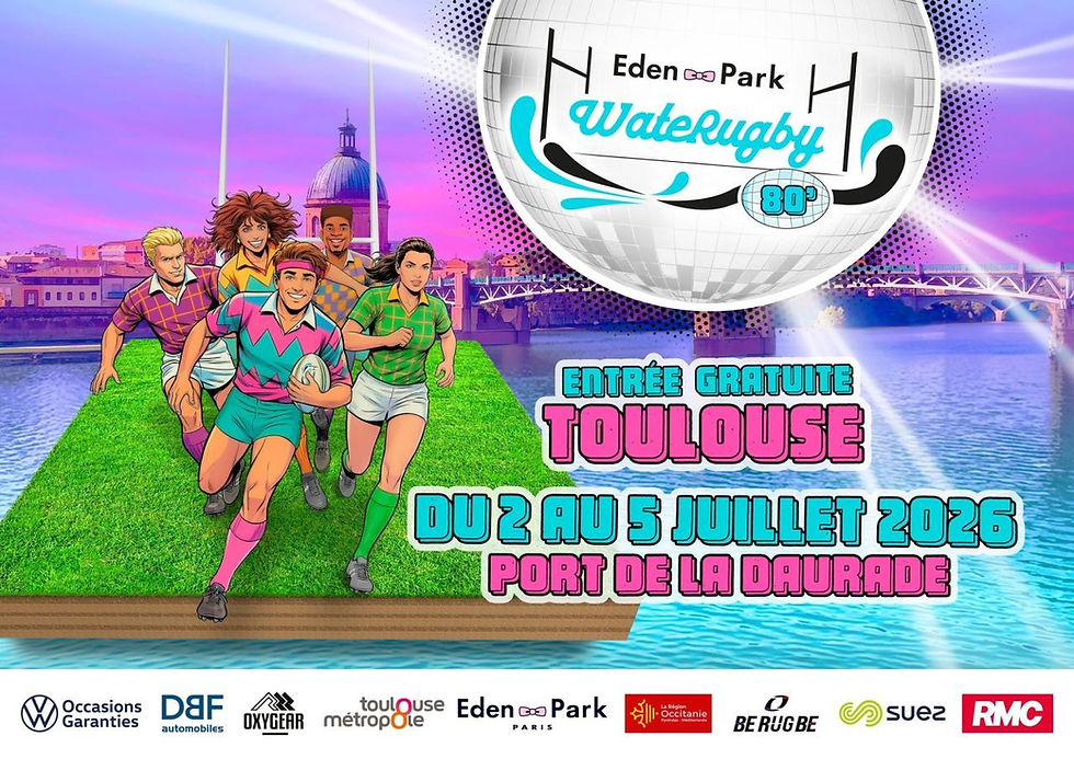 Participation d'InOvi au watté rugby toulouse du 2 au 5 juillet port de la daurade